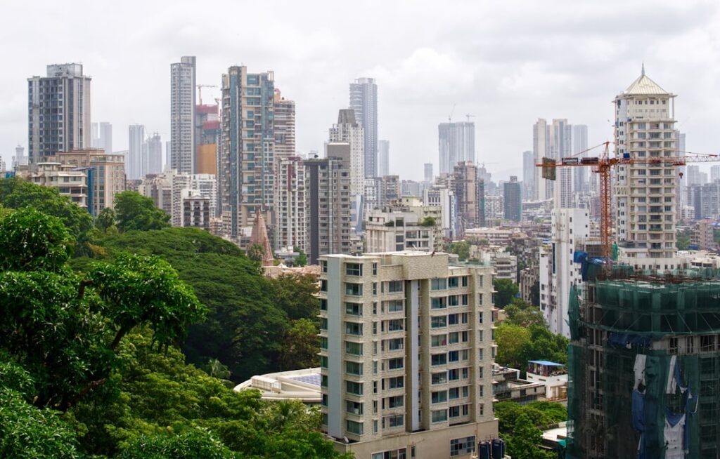 Mumbai skyline used as a demo real-estate image for Ayaanz Realty